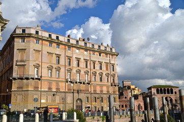 Fototapeta na wymiar Trajan's Forum in Rome, Italy