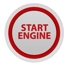 power circular icon on white background