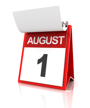 First of August calendar