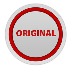 Original circular icon on white background