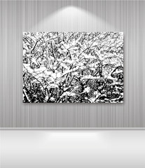 Abstract Art vector for decoration wall