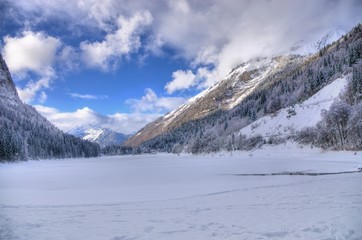 Fototapeta premium Lac gelé