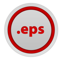 .eps circular icon on white background