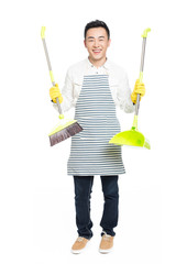 male cleaner