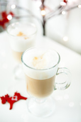 Two latte for Christmas breakfast