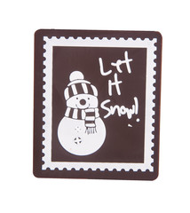 chocolate tag on a background. chocolate tag on a background.