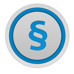 Law circular icon on white background