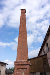 large chimney at countryside