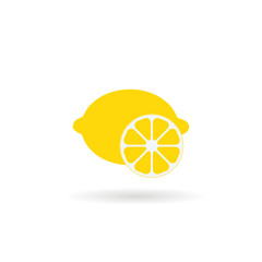 lemon,Flat style