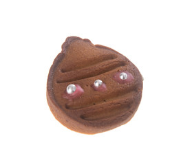 Cookie. X'mas Cookie on the background. Cookie. Gingerbread Cook