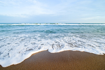 beautiful beach and tropical sea