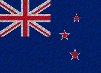 New Zealand flag stone