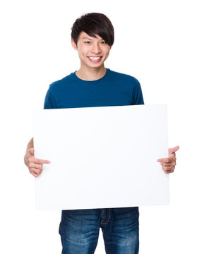 Man Hold With White Board