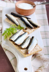 Smoked sprat