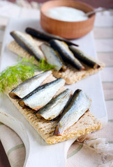 Smoked sprat