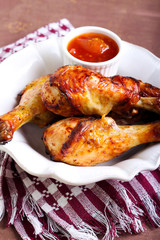 Grilled chicken legs
