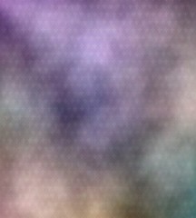 Abstract pastel colored fleur de lis pattern