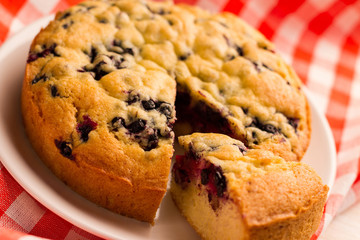 Pie with berries.
