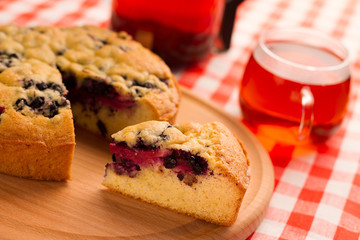 Pie with berries.