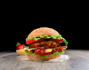 Homemade tasty sandwich