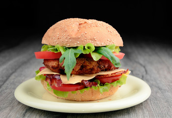 Homemade tasty sandwich