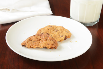 Partially eaten cookies