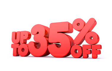 Up to 35% Off 3D Render Red Word Isolated in White Background5