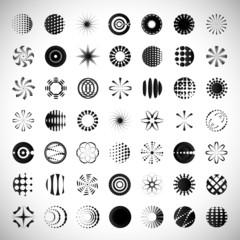 Unusual Icons Set - Isolated On Gray Background - Vector Illustration, Graphic Design Editable For Your Design