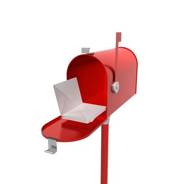 Mailbox with mail