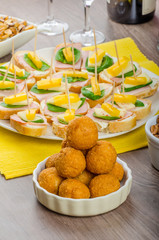 New Year's Eve meal celebration