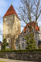 Obraz premium Chateau d'Ouchy , Lausanne, Switzerland