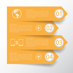 Design flat shadow arrow banners /graphic or website