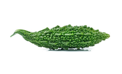 Bitter melon isolated on white background