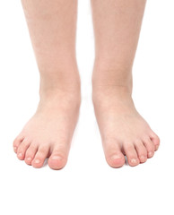 child's feet