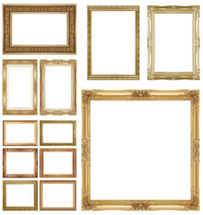 Gold  picture frame