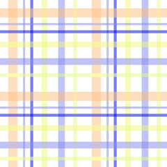 Seamless retro textile tartan checkered plaid pattern background