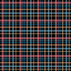 Fototapeta premium Seamless retro textile tartan checkered texture plaid pattern ba