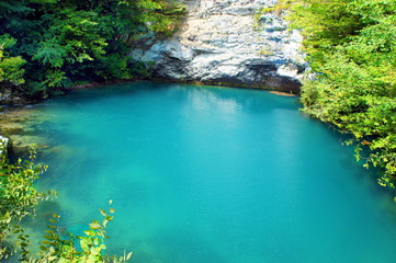 Sapphire Lake - Blue Lake in Abkhazia