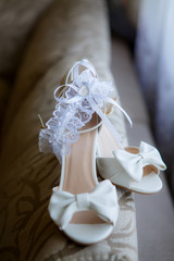 Obraz na płótnie Canvas bride shoes