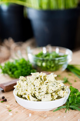 Herb Butter in a bowl