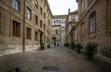 City center of Geneva, Switzerland