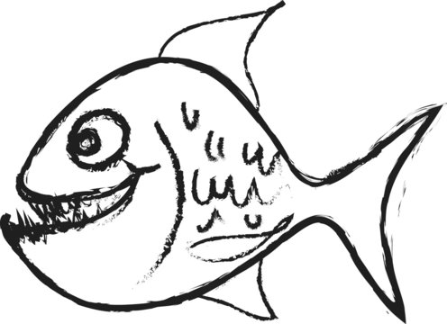 cartoon  fish