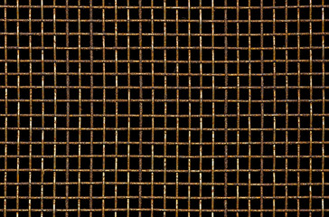 Dirty and rusty mosquito wire mesh closeup