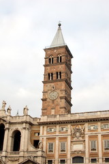 Fototapeta na wymiar The Basilica di Santa Maria Maggiore in Rome, Italy