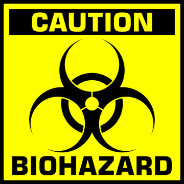 caution biohazard sign