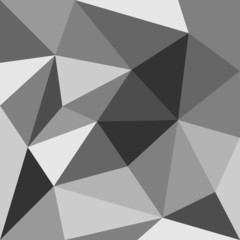 Grey triangle vector background or pattern