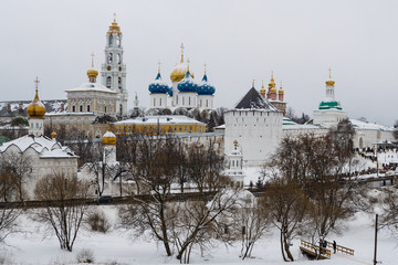 Winter view of Trinity Lavra