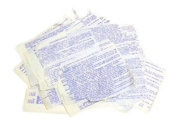 Naklejka premium Old and antique papers