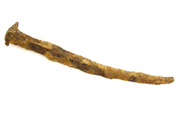 Old rusty nail
