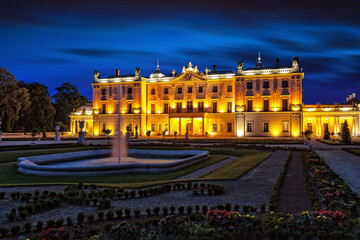 The Branicki Palace in Bialystok Bialystok, Poland.